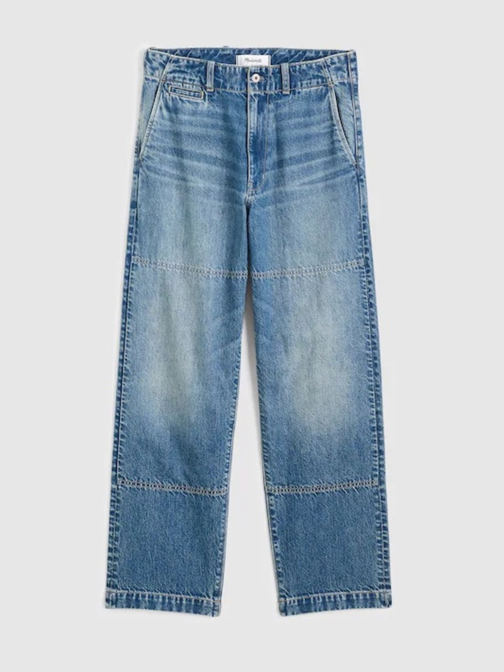 Madewell The Utility Pant in Denim Ellerby Wash-Rigid Size 36 NWT $148 NX769